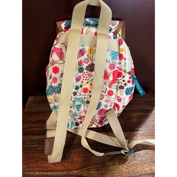 Lily Bloom Kids Backpack - Floral Red and Pink - Picture 6 of 9